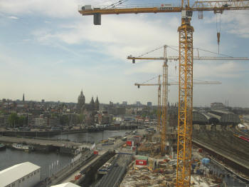 bouwput Amsterdam Centraal Station