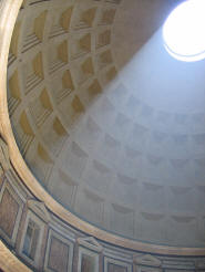 Het gat in het dak van het Pantheon