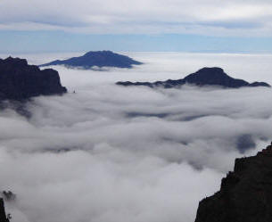 Uitzicht vanaf Roque de los Muchachos